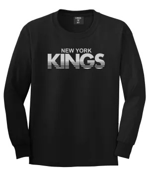 New York Kings Racing Style Boys Kids Long Sleeve T-Shirt