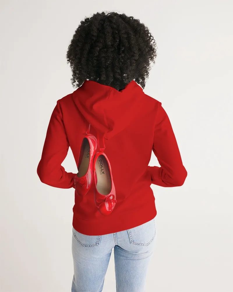 NOT WITHOUT MY DOLLY BALLERINAS RED Women's Hoodie