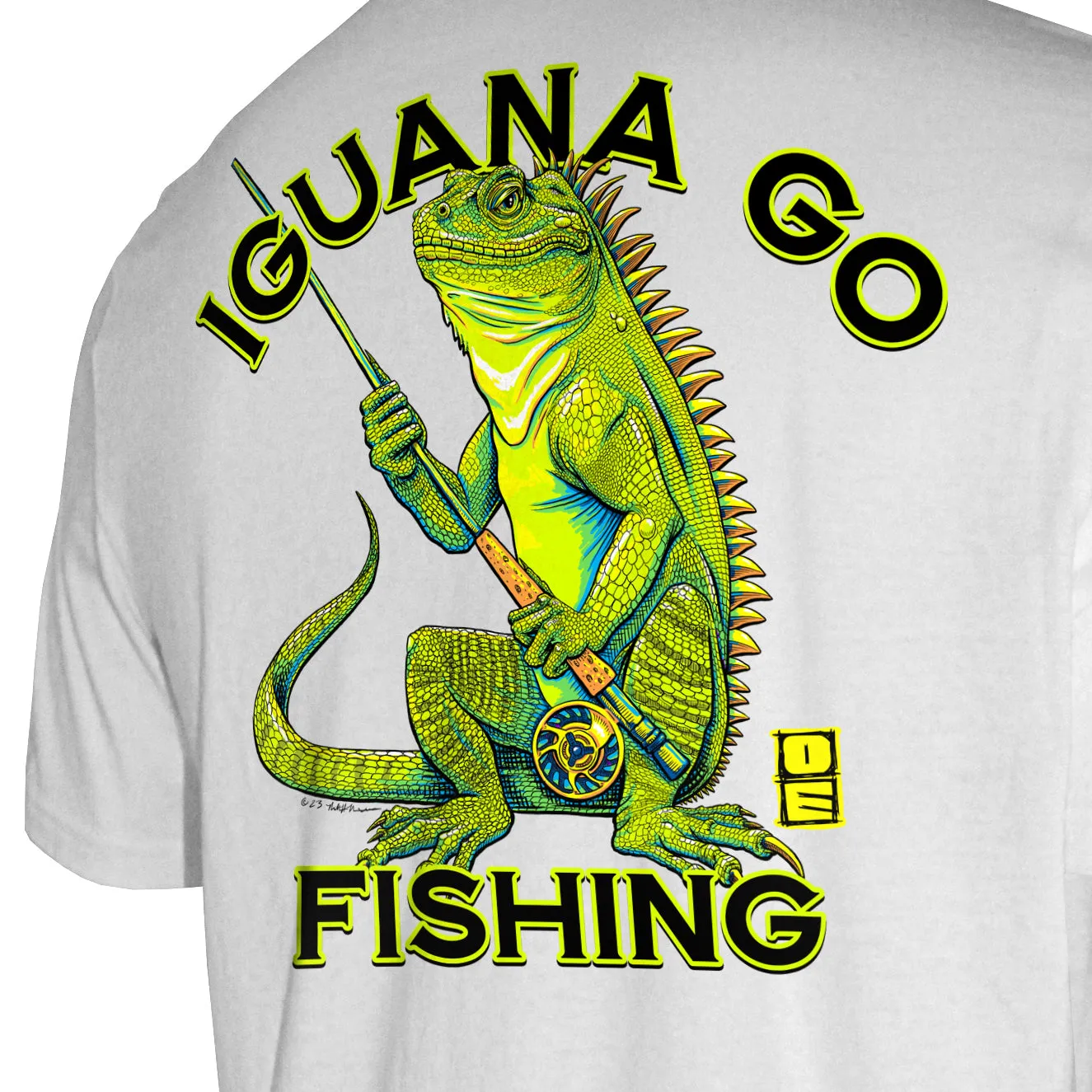 Outdoor Endeavors Attitude- American Made Graphic Tee - Iguana Go Fishing