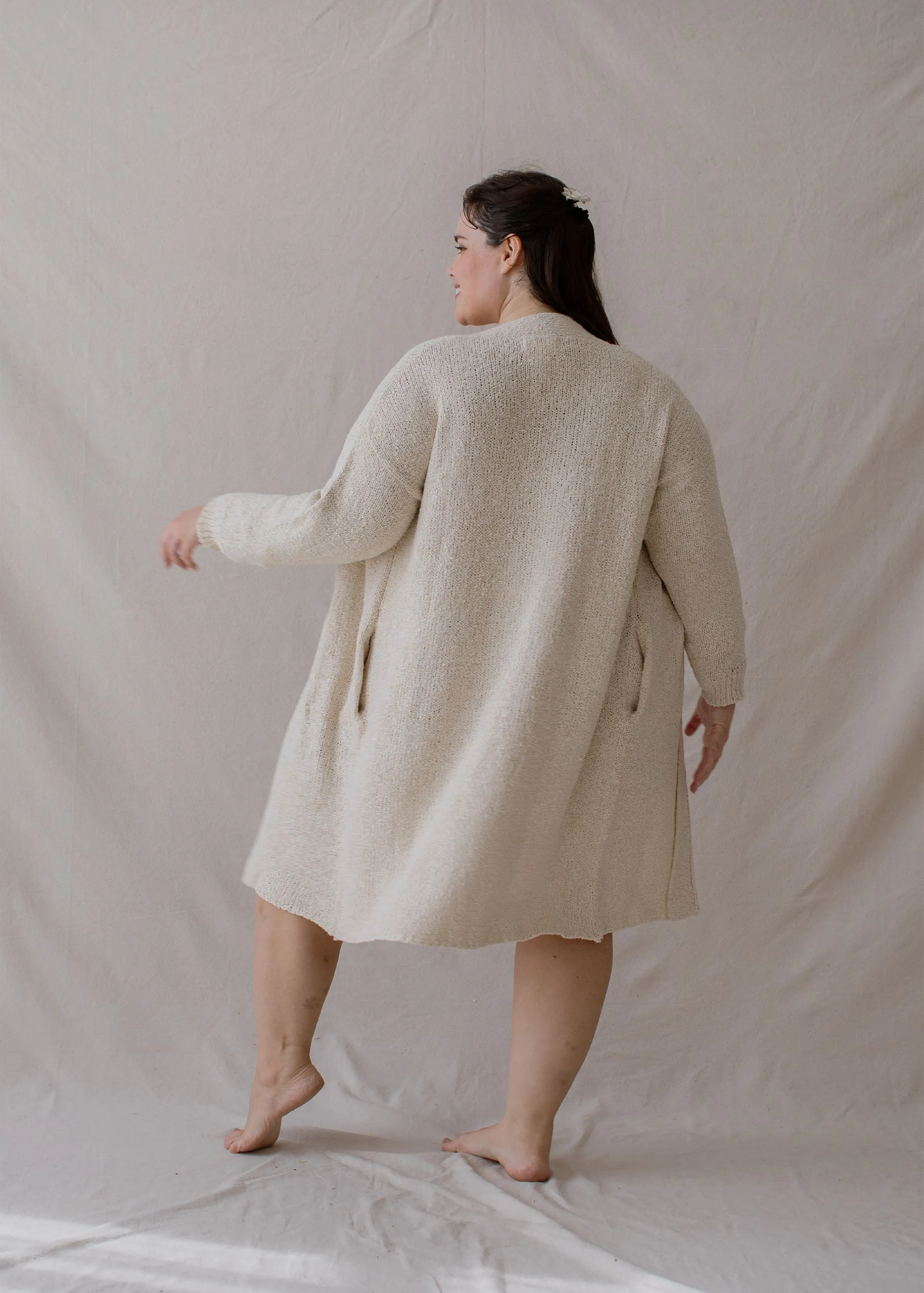 Paloma Long Cardigan Cloud Cream