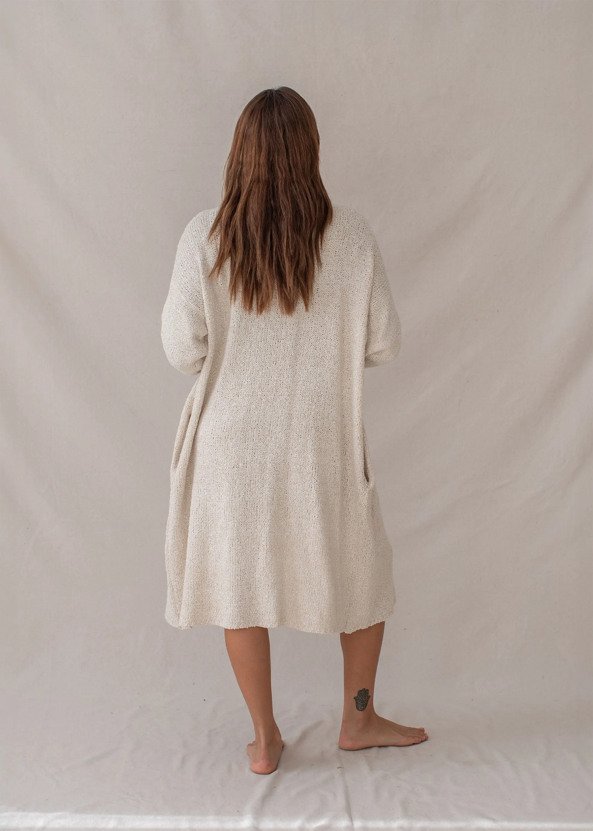 Paloma Long Cardigan Cloud Cream