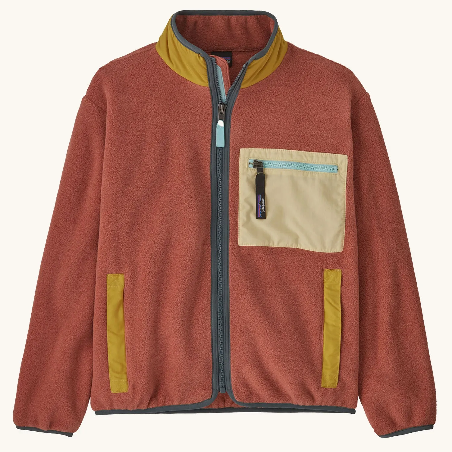 Patagonia Kids Synchilla Fleece Jacket - Burl Red