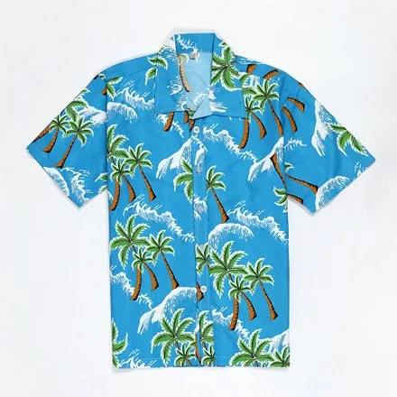 Pink Hawaiian Beach Short Sleeve Shirt Men 2020 Summer Fashion Palm Tree Print Tropical Aloha Shirts Mens Party Holiday Chemise