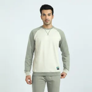 Quest French Terry Cotton-Blend Sweatshirts Butter White