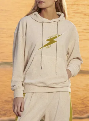 REGULAR HOODIE WITH FRONT EMBROIDERY