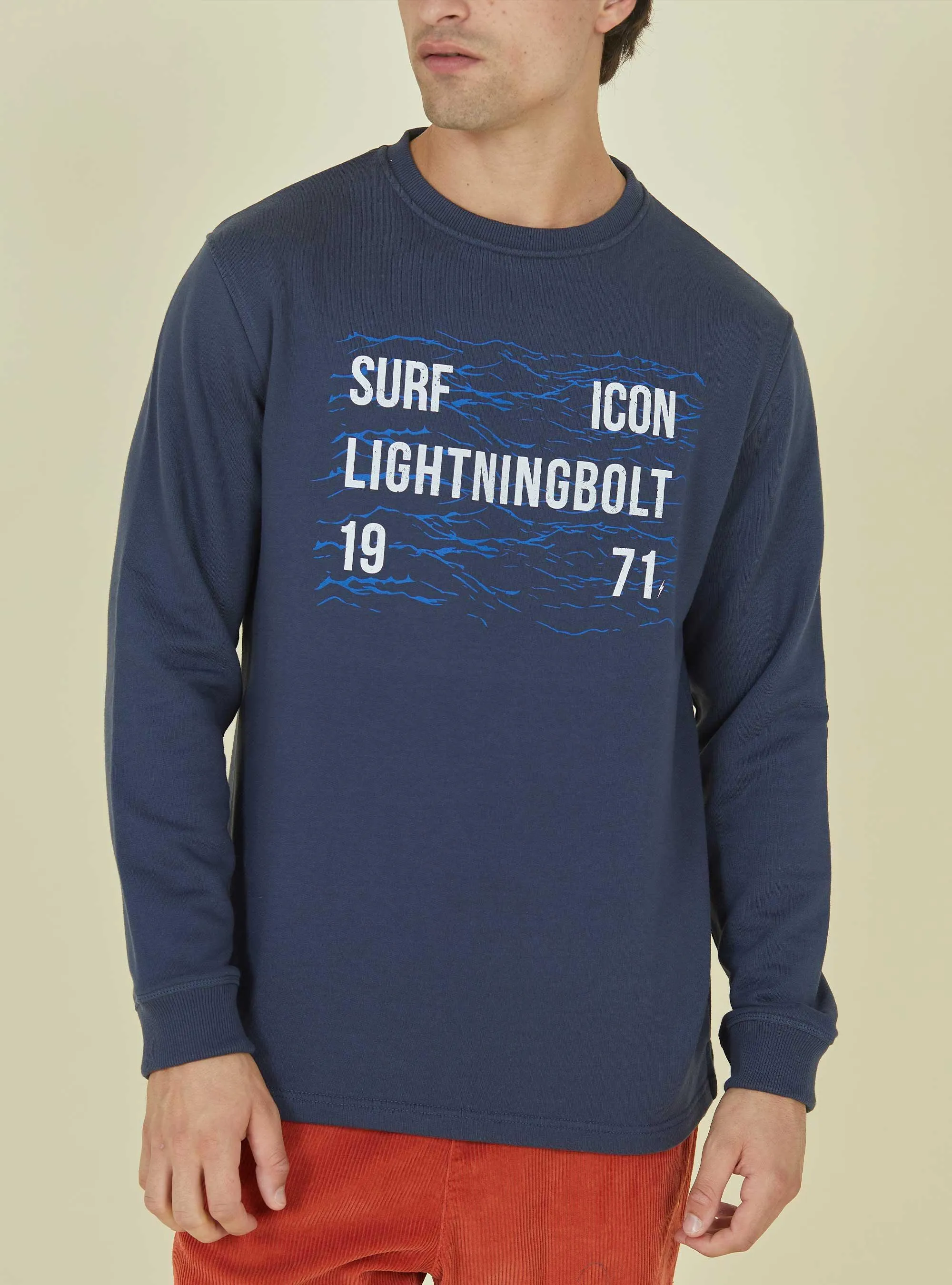 REGULAR SWEATSHIRT WITH FRONT PRINT