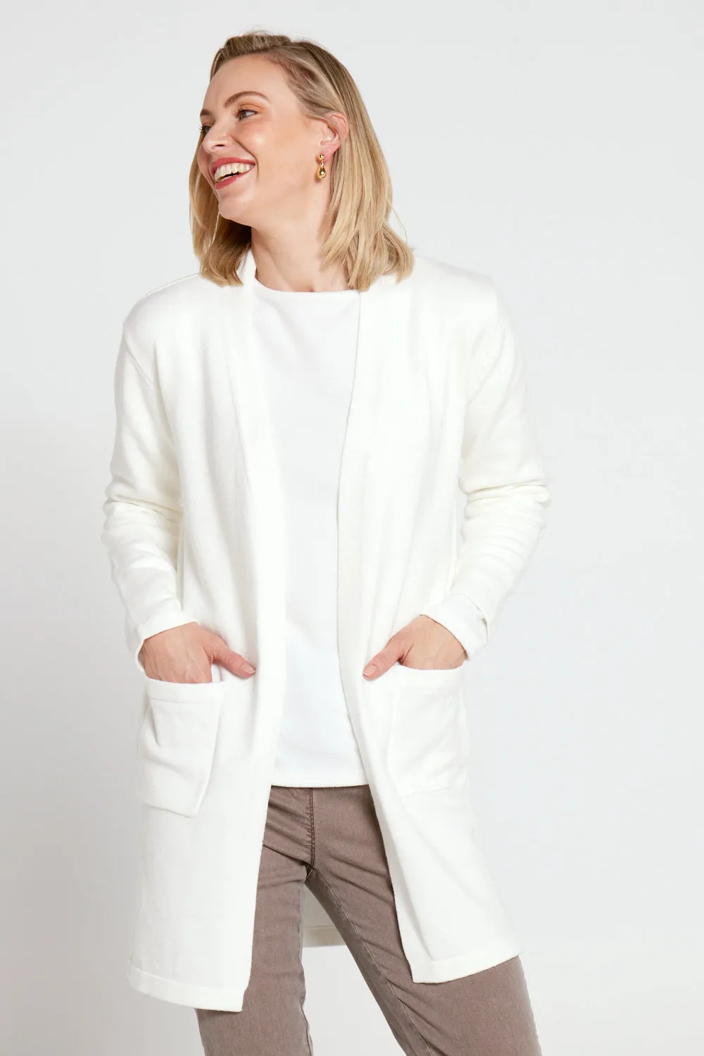 Salima Knit Cardigan - Ivory