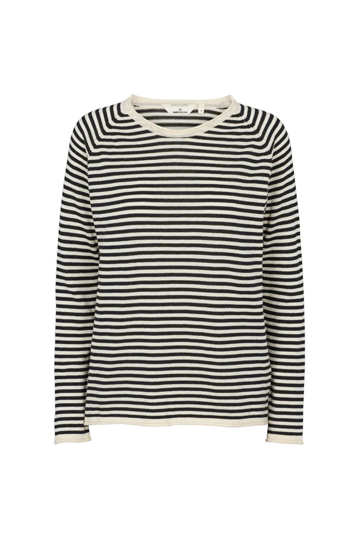 Soya Mini Stripe - Whisper White/Black