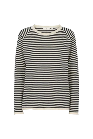 Soya Mini Stripe - Whisper White/Black