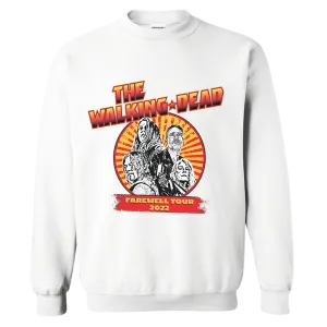 The Walking Dead Farewell Tour Band Fleece Crewneck Sweatshirt