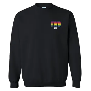 The Walking Dead Pride Icons Stack Fleece Crewneck Sweatshirt