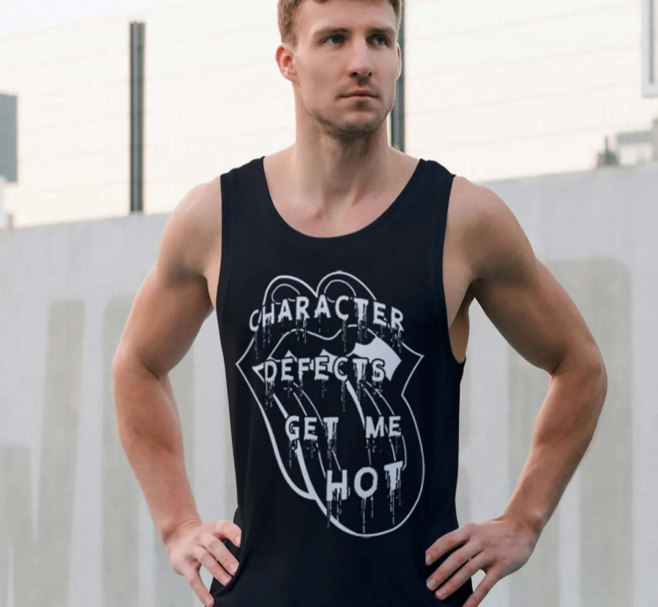 utt- Defects Get Me Hot Unisex Tank Tops