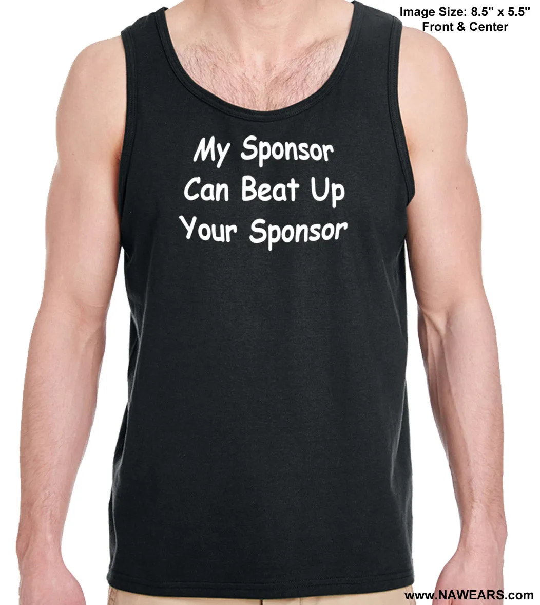 utt- My Sponsor Can Unisex Tank Tops