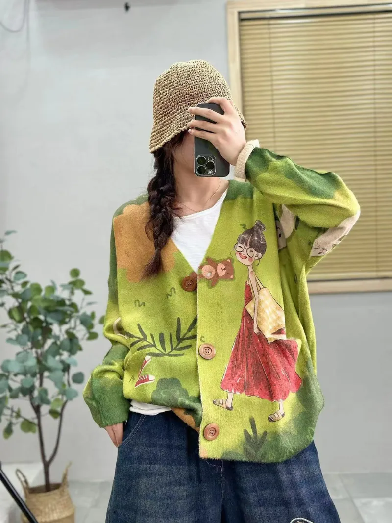 Women's Warm Hugs in Doll Style Cardigans